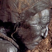 Tollund Man, Denmark's perfectly preserved bog mummy from 2,400 years ago.